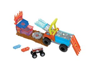 0194735164349 - Hot Wheels Spielfahrzeug Monster Trucks Arena World 5-Alarm-Rettungsaktion