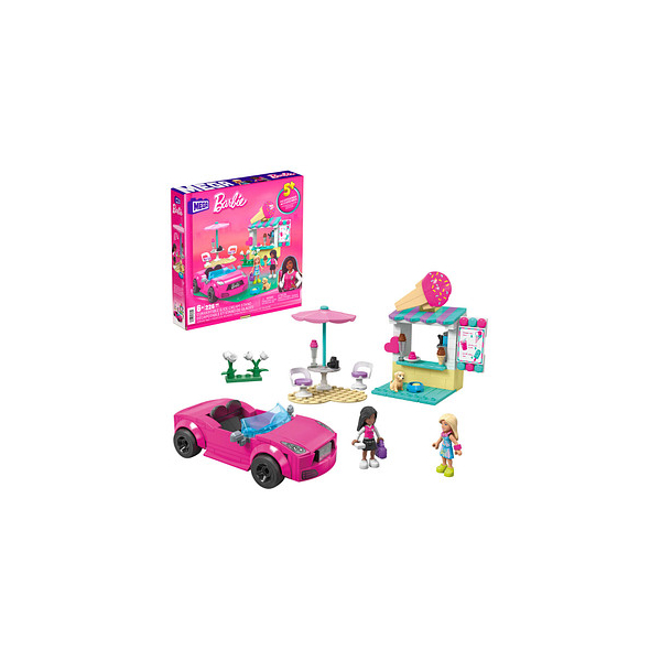 0194735164394 - Cabrio & Eisstand MEGA Puppenzubehör-Set 0194735164394 Barbie