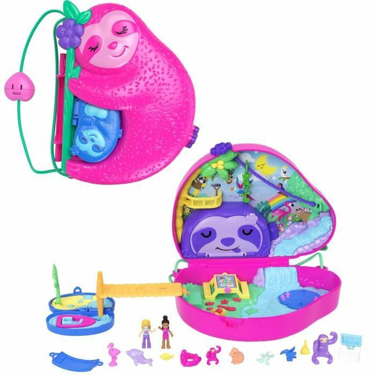 0194735173709 - Figurine Famille Paresseux Polly Pocket