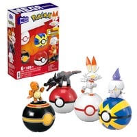 0194735191123 - MEGA Pokémon 4 Feuer-Typ Pokémon Sets Konstruktionsspielzeug