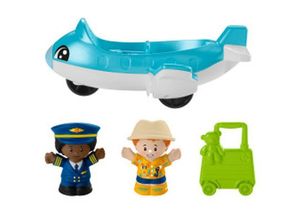 0194735191352 - Mattel Fisher-Price - Fisher-Price Little People Spielset Alltagsabenteuer auf dem Flughafen Flugze