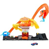 0194735195121 - Hot Wheels Rennbahn City Cobra Slam Pizza Attack