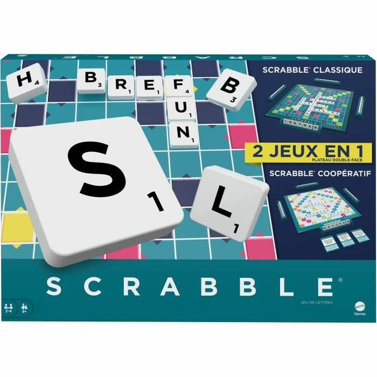 0194735212958 - Scrabble Refresh Gesellschaftsspiel Mattel 0194735212958 - Scrabble Refresh Gesellschaftsspiel Mattel