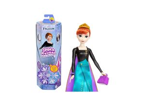 0194735226863 - HXD27 - Disney Frozen - Spin & Reveal - Die Eiskönigin Anna Puppe mit zusätzlichen Überraschungen