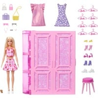 0194735227396 - Barbie Traumkleiderschrank mit Puppe Puppenmöbel