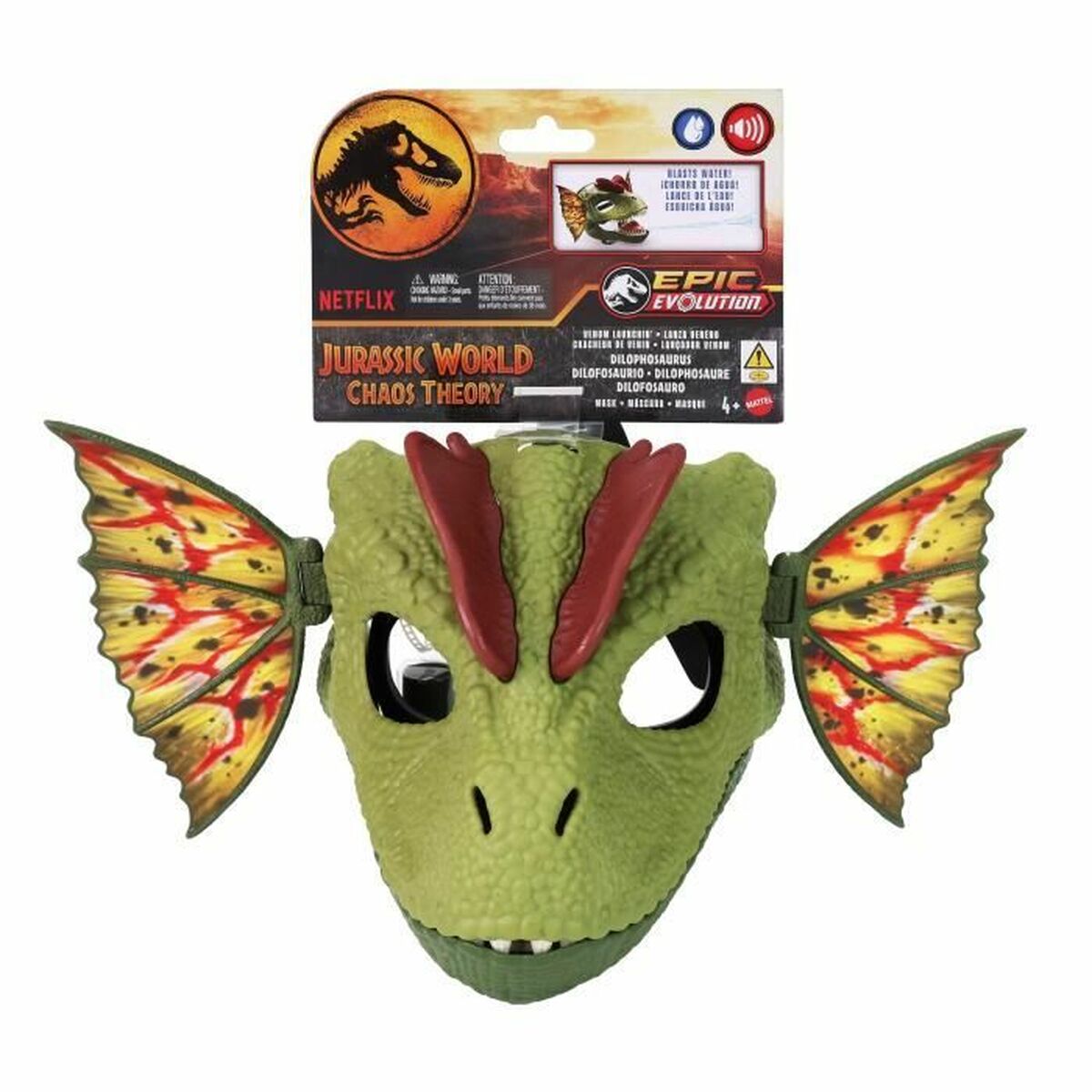 0194735228270 - Verkleidung für Kinder Dilophosaurus Venom Launcher 0194735228270 - Verkleidung für Kinder Dilophosaurus Venom Launcher