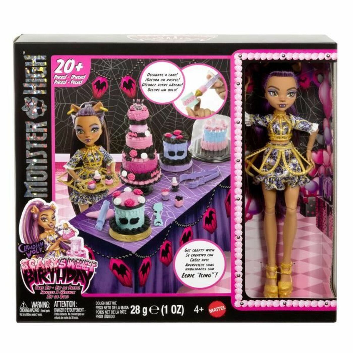 0194735259922 - Monster High schaurig schöner Geburtstag Kuchen Set Puppe