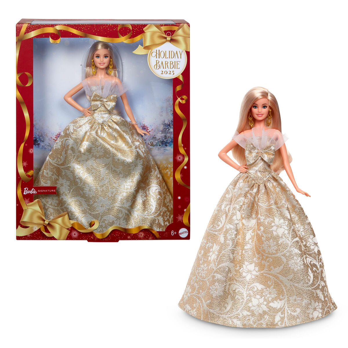 0194735260966 - Barbie Signature 2025 Holiday Barbie-Puppe blond
