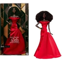 0194735261468 - Barbie Signature Sammlerpuppe zum 45 Jubiläum von Black Barbie in rotem Kleid von Kitty Black Perkins