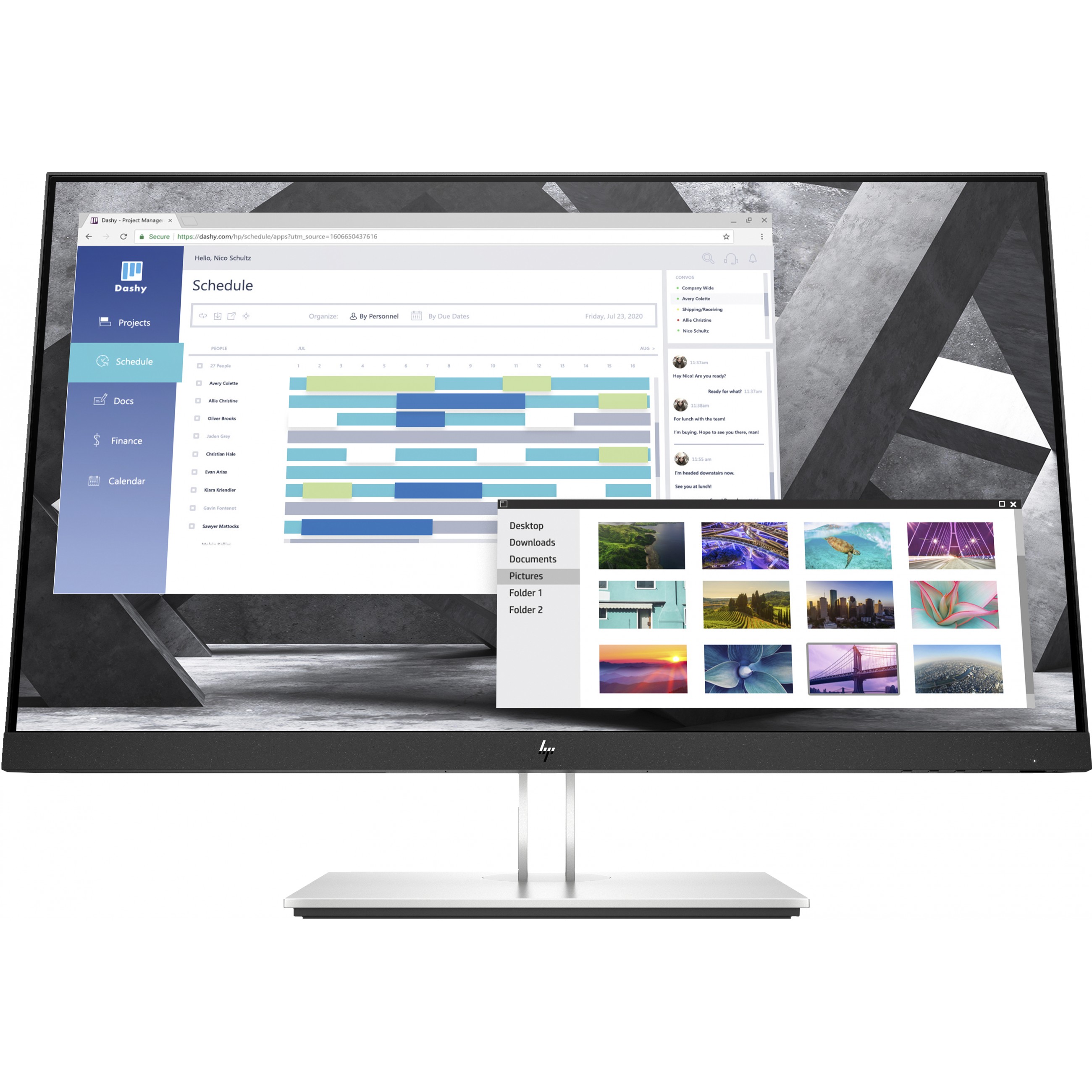 0194850083655 - E27q G4 LED-Monitor 686 cm (27 Zoll) EEK E (A - G) 2560 x 1440 Pixel QHD 5 ms VGA HDMI® DisplayPort USB 32 Gen 1 (USB 30) IPS LED