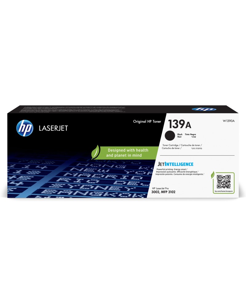 0194850740947 - Hp W1390A   139A Original LaserJet Toner Schwarz für ca 1500 Seiten (W1390A) - Hewlett Packard