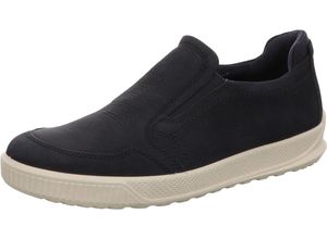 0194890189874 - ecco® Sneaker Byway Nubukleder für Herren blau 47
