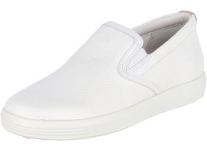 0194891089036 - ecco® Soft 7 Slipper Leder für Damen weiß 41