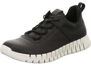 0194891175913 - ecco® Gruuv Sneaker Wechselfußbett Leder für Herren schwarz 44