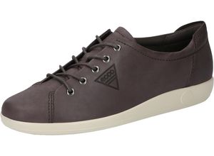 0194891277860 - ecco® Sneaker Soft 20 Leder Schnürung für Damen blau 39