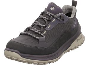 0194891297257 - ecco® Sneaker Leder Weite G wasserdicht für Damen grau 38