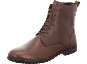 0194891317733 - ecco® Stiefelette Leder Zuglasche für Damen braun 38