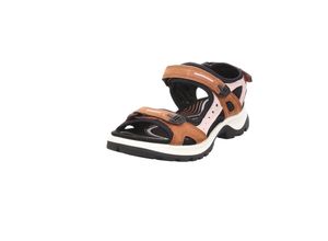 0194891394352 - ecco® Trekkingsandalen Klettverschluss Leder für Damen braun 37