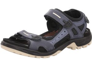 0194891433686 - ecco® Sandalen Klettverschluss Leder für Herren blau 40