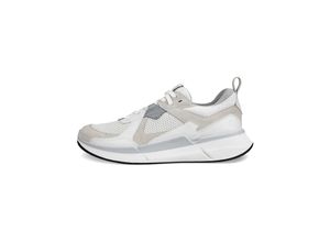 0194891522250 - ecco® Sneaker Leder für Herren weiß 42