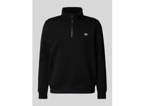 0194904330063 - - Oakport - Sweatshirt in Schwarz mit 1 4-Reißverschluss-Black