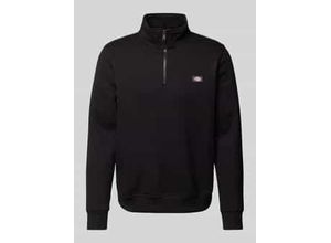 0194904330148 - Sweatshirt mit Label-Patch Modell OAKPORT QUARTER 0194904330148 - Sweatshirt mit Label-Patch Modell OAKPORT QUARTER