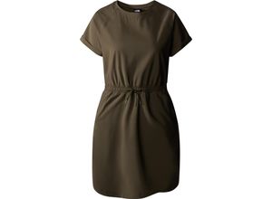 0194905367044 - THE NORTH FACE® Shirtkleid Eingrifftaschen knielang tailliert für Damen braun XL