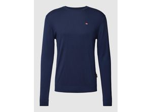 0194905914668 - Strickpullover mit Label-Stitching Modell DECATUR 0194905914668 - Strickpullover mit Label-Stitching Modell DECATUR