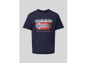 0194905931320 - T-Shirt mit Label- und Statement-Print Modell S-KREIS