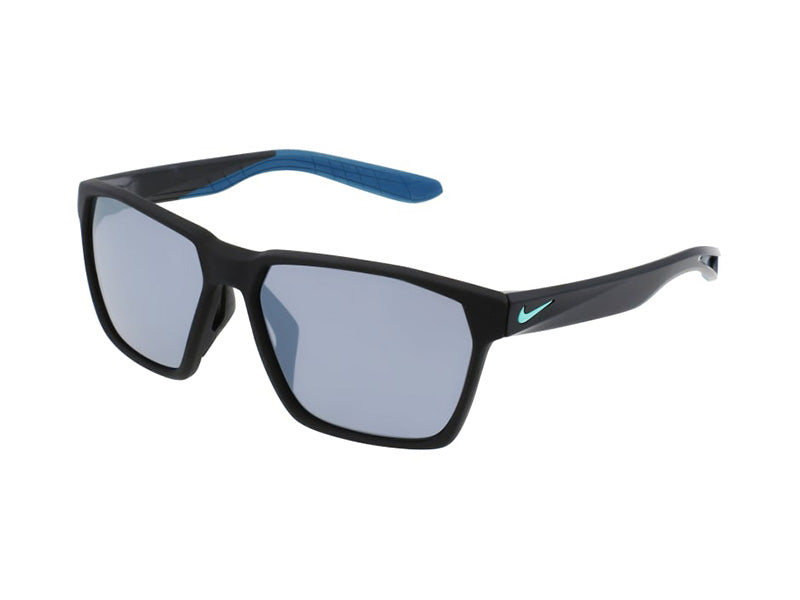 0194958047818 - Unisex NIKE MAVERICK S DJ0790 010 Sonnenbrillen Plastik Schwarz Silber Quadratisch  Flash