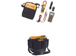 0195112122495 - FLUKE-117 323 TB25 Hand-Multimeter Stromzange digital inkl Prüfkabel inkl Tasche CAT III 600 V Anzeige (Counts) 6000