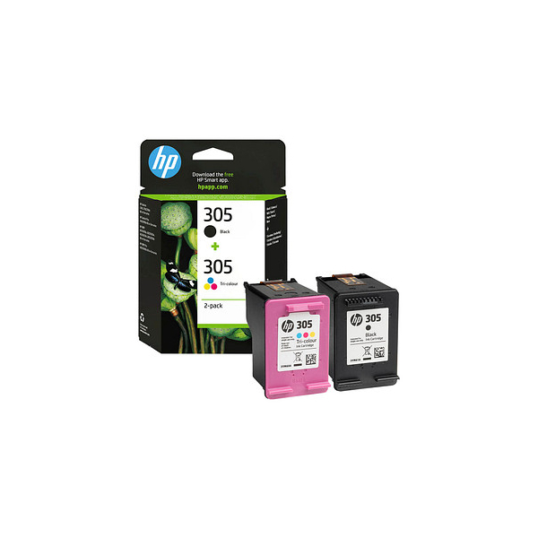 0195161166969 - 305XL   3YM62AE High Capacity Pigmented Black Ink - Tintenpatrone Farbe ( Cyan Magenta Gelb)