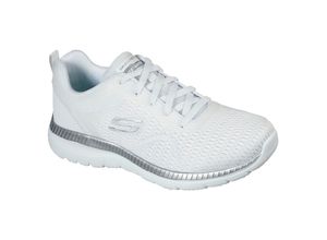 0195204577776 - SKECHERS® Bountiful Sneaker Quick Path Zuglasche Label für Damen weiß 37