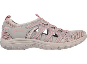 0195204905876 - SKECHERS® Womens Modern Comfort Sneaker Reggae Fest 20 Happy Getaway Zuglasche waschbar für Damen grau 36