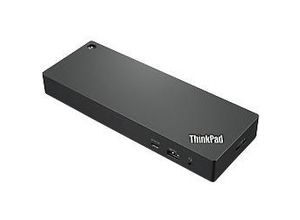 0195348677509 - ThinkPad Universal Thunderbolt 4 Smart Dock - Dockingstation - Thunderbolt 4 - HDMI 2 x DP Thunderbolt - GigE - 135 Watt - Europa - für ThinkPad T15p Gen 2 X1 Carbon Gen 9 X1 Extreme Gen 4 X1 Yoga Gen 6 X13 Gen 2