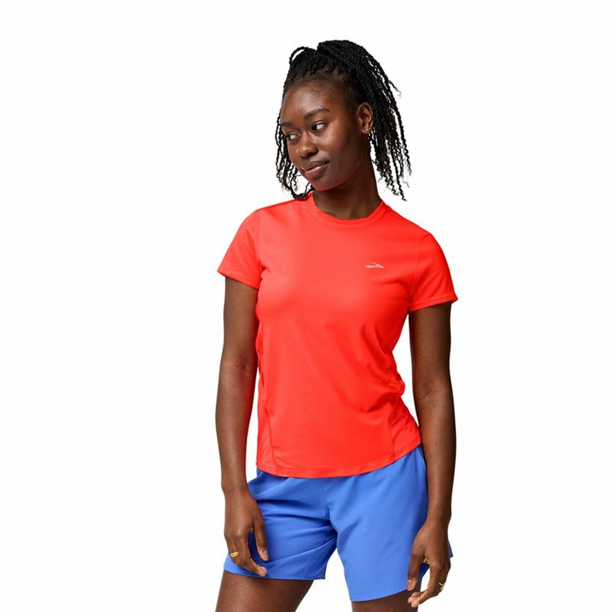 0195394623277 - Herren Kurzarm-T-Shirt Sprint Free Sleeve 30 Neo Rot