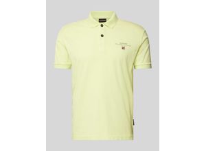 0195436905330 - Regular Fit Poloshirt mit Label-Print Modell elbas