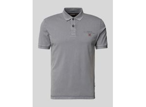 0195436906009 - Regular Fit Poloshirt mit Label-Print Modell elbas