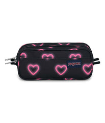 0195438968548 - Jansport  Large Accesssory Pouch - Happy Hearts Black