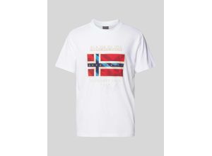 0195440953662 - T-Shirt mit Rundhalsausschnitt Modell BIG FLAG