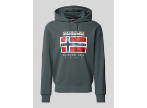 0195440960837 - Hoodie mit Label-Print Modell BIG FLAG