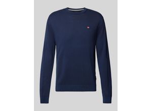 0195440964064 - Regular Fit Longsleeve mit Logo-Stitching Modell Droz