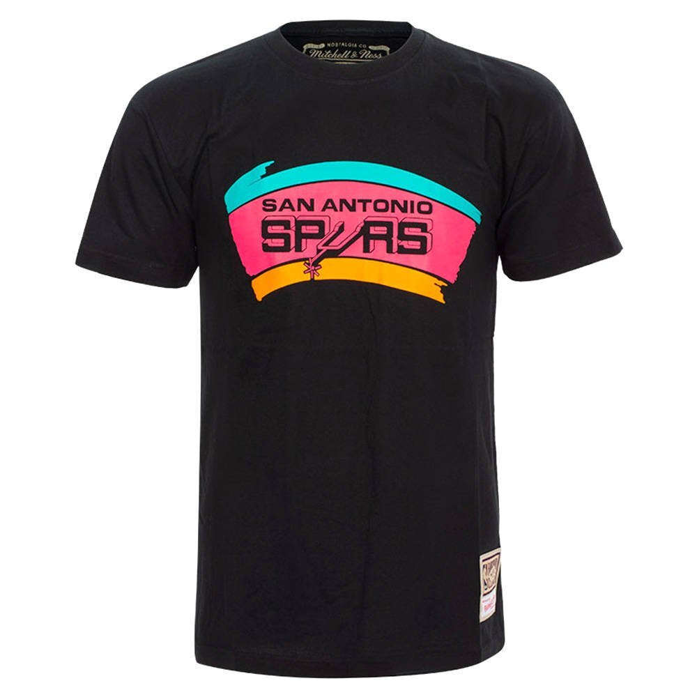 0195563013687 - T-Shirt San Antonio Spurs NBA Neon Logo