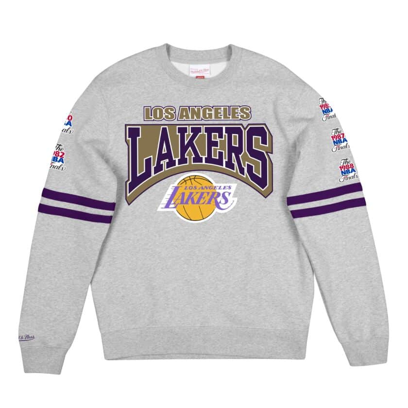 0195563087381 - Sweetshirt Los Angeles Lakers Fleece Crew