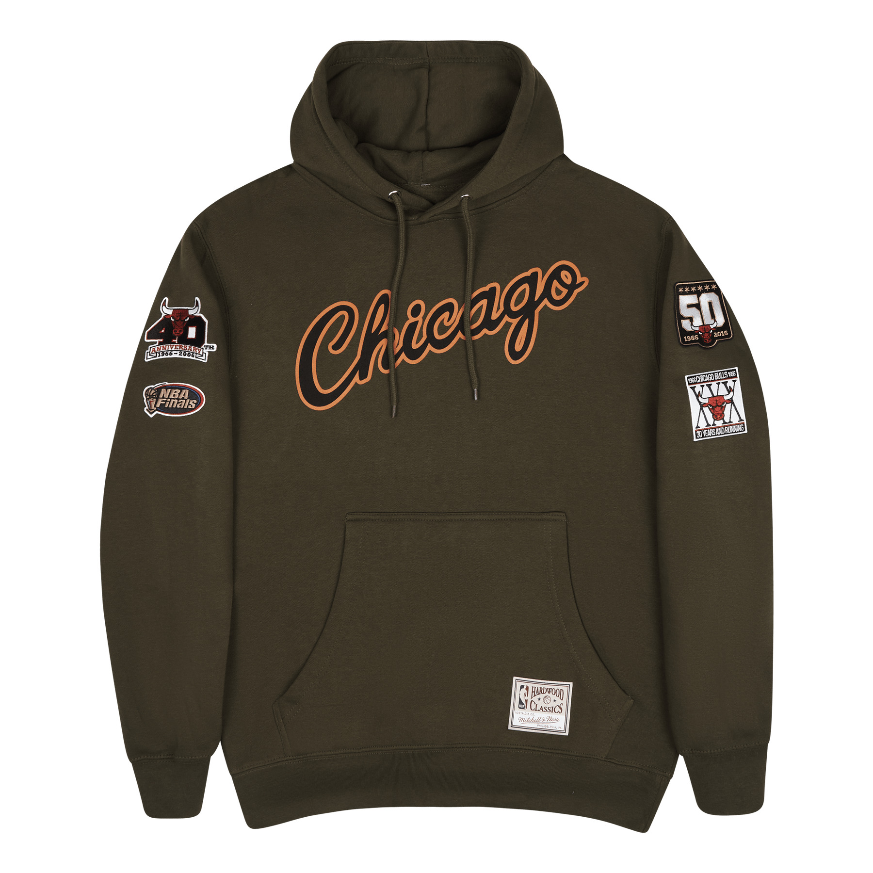 0195563459720 - Hoodie Chicago Bulls NBA Script Flight