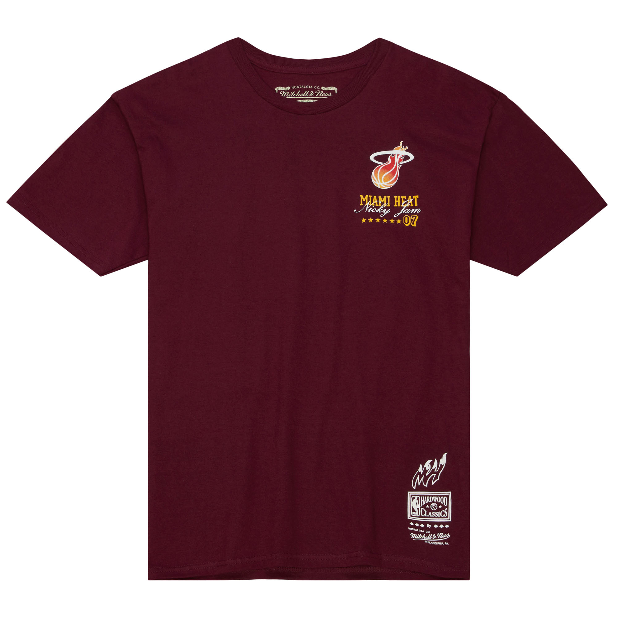 0195563489093 - T-Shirt Miami Heat Nicky Jam Cityscape 0195563489093 - T-Shirt Miami Heat Nicky Jam Cityscape