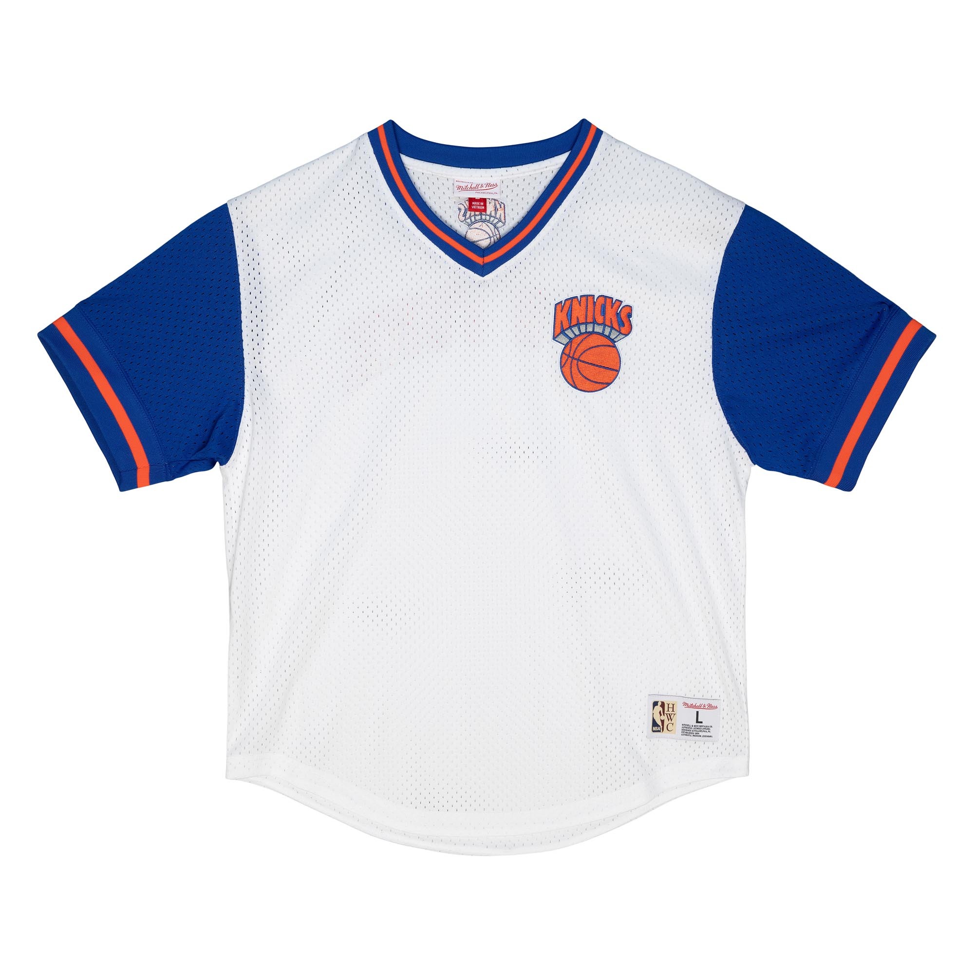 0195563515525 - Trikot mit V-Ausschnitt aus Maschenware New York Knicks Fashion