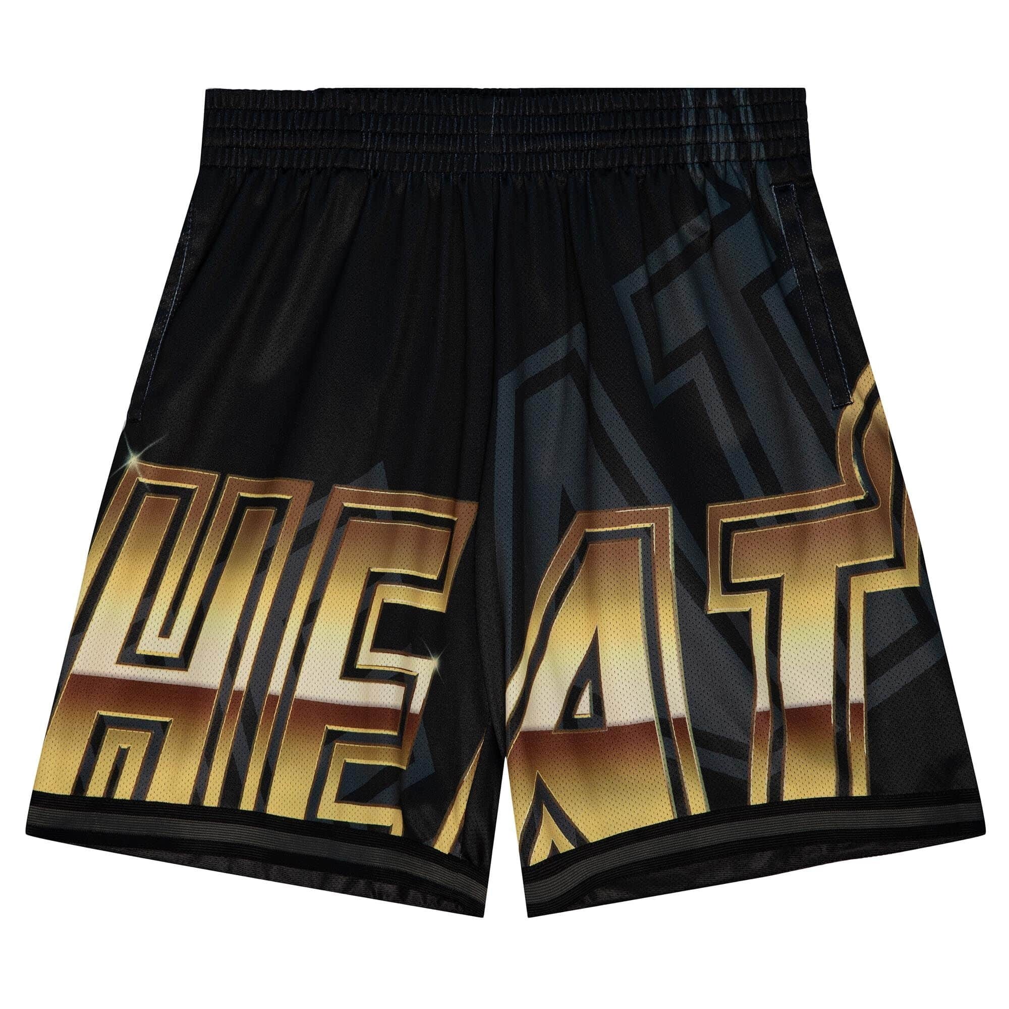 0195563530665 - Shorts Miami Heat NBA Big Face 40 Fashion