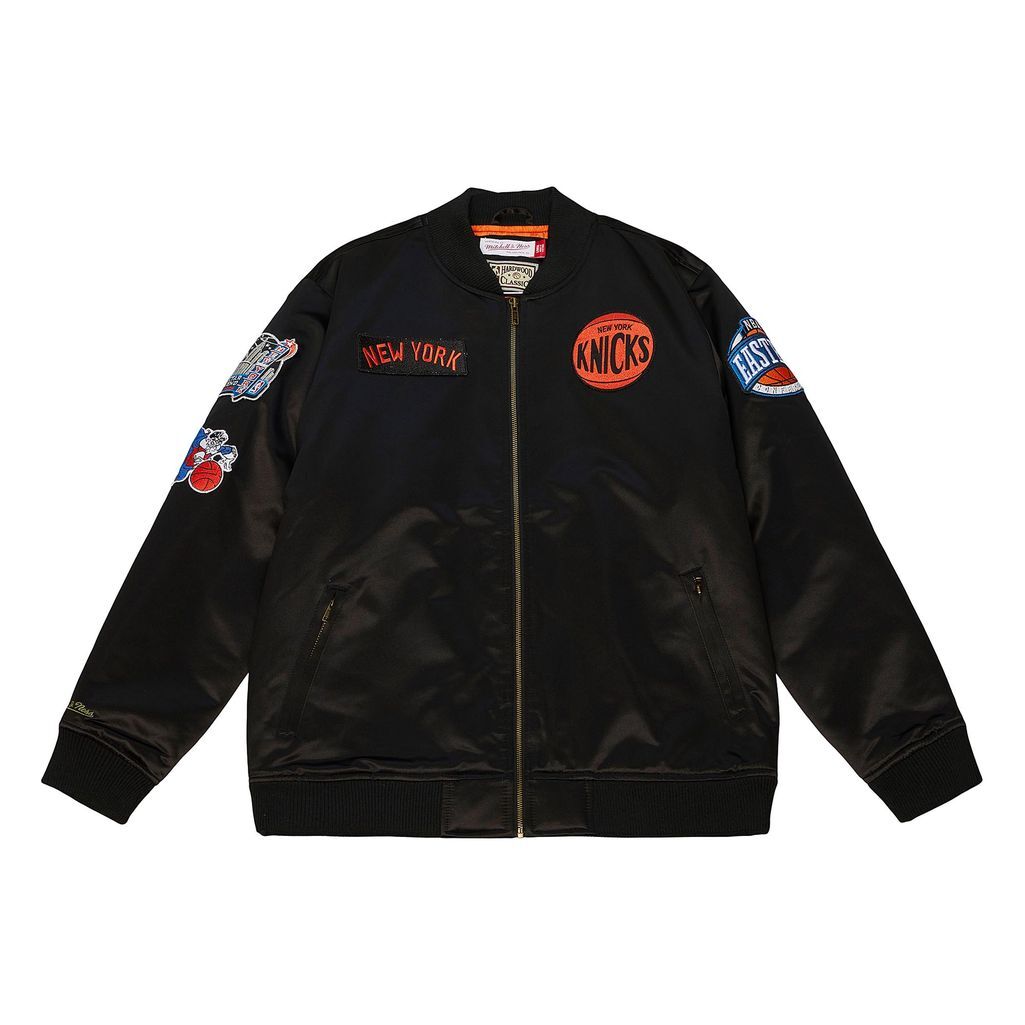 0195563606650 - Jacke aus Satin New York Knicks Flight NBA 0195563606650 - Jacke aus Satin New York Knicks Flight NBA