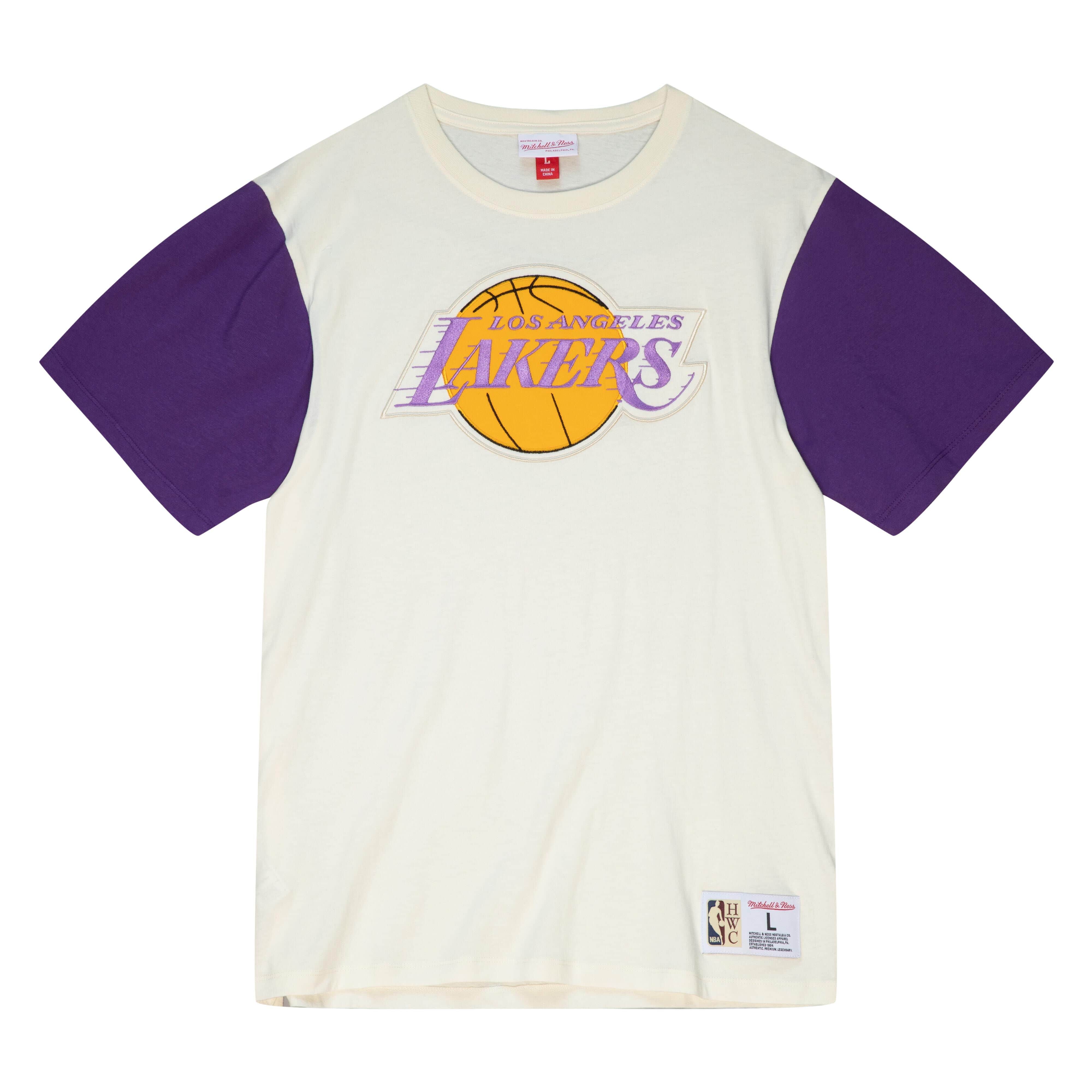 0195563642405 - T-Shirt color blocked Los Angeles Lakers 2021 22